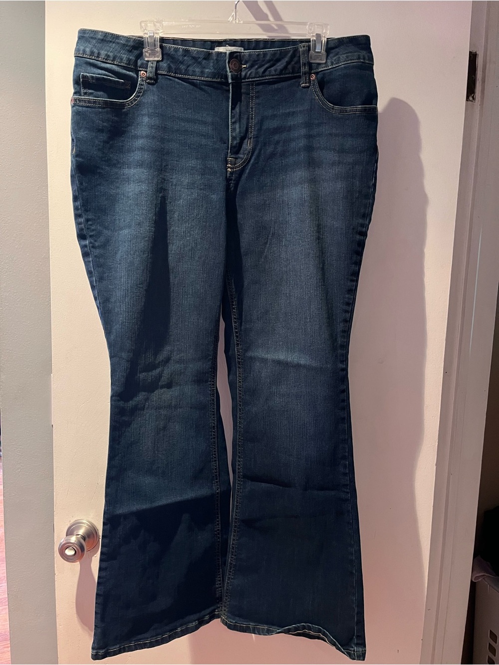 Women's Dark Blue Flare Jeans